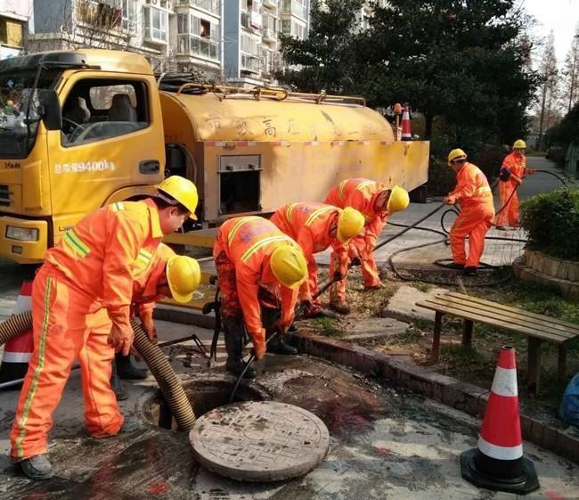 通海口镇市政管道清淤