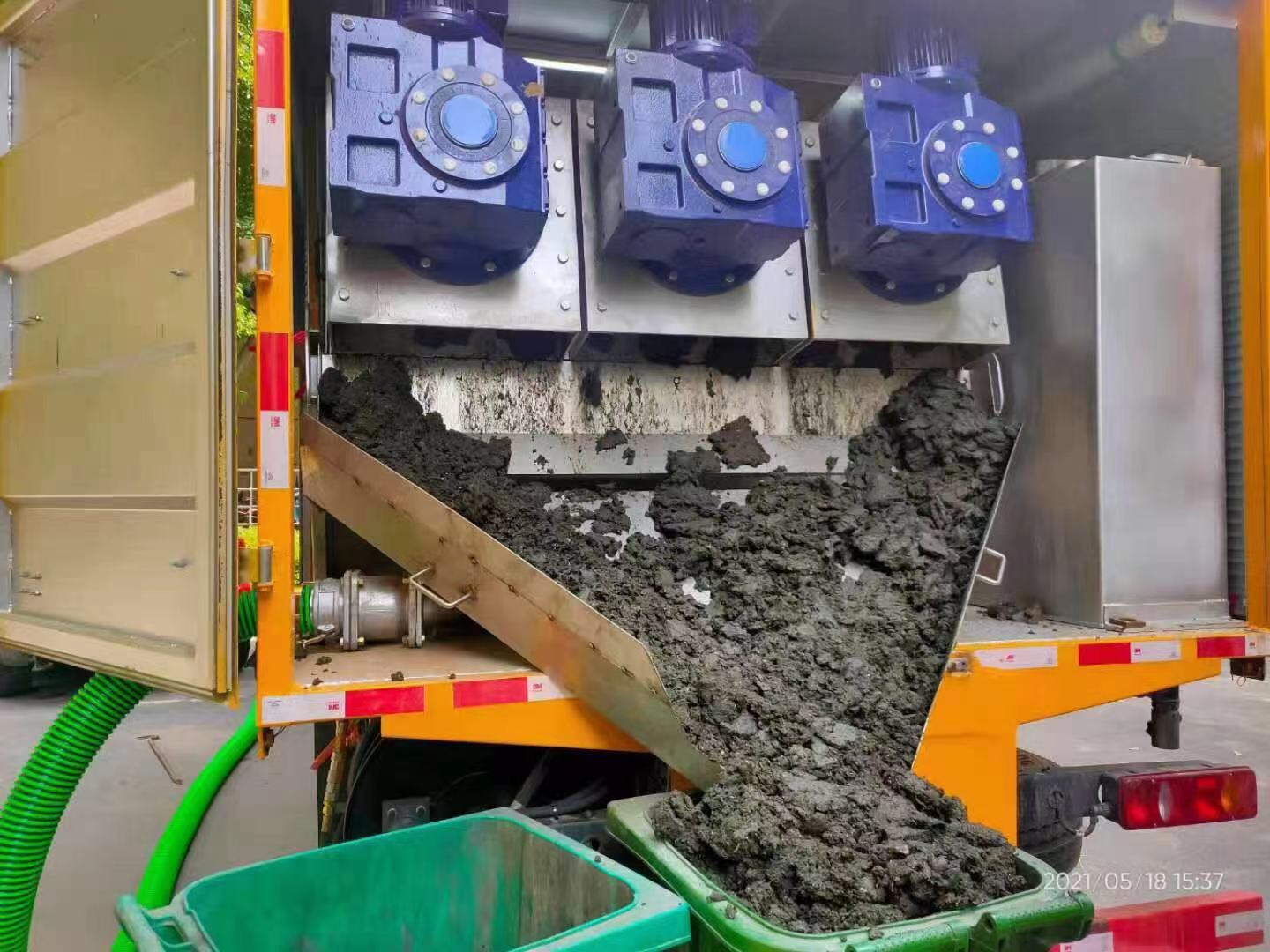 通海口镇化粪池清掏城市维护站-泥浆净化干湿分离处理